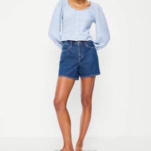 High Waisted Jean Shorts